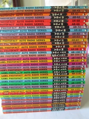Sams Photofacts Auto Radio Series lot of 39 1965-1974 - Image 1 of 4