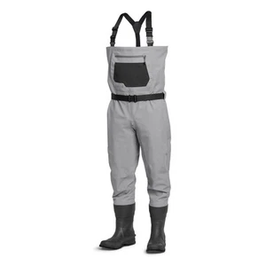 Clearwater Bootfoot Fly Fishing Waders - Modern Fit Chest Waders with Vulcani... - Picture 1 of 7