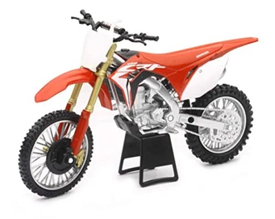 Honda CRF450R Dirt Bike Motorcycle Red and White 1/6 Diecast Model by New Ray - Image 1 of 2