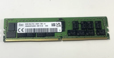 Memoria de servidor Hynix 32 GB 2Rx4 PC4-2933Y DDR4 ECC HMA84GR7DJR4N-WM Foto 1 de 3