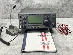 TEN TEC JUPITER 538 HF TRANSCEIVER WITH 705 DESK MIC AND MANUAL - Zdjęcie 1 z 22
