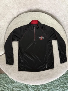 Bushmaster Firearms Pullover Mens Medium Black Quarter Zip Sport-Tek Athletic - Picture 1 of 9