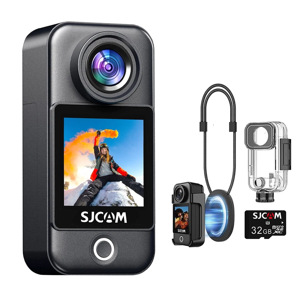 SJCAM C300 Pocket Action Camera 4K Body Camera 20MP Stabilization Waterproof