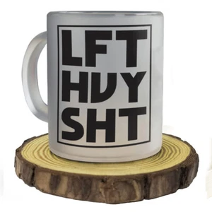 Glass Coffee Mug LFT huy SHT Theme 11.80oz(350 ml) funny Tea Cup Coffee Mug - Picture 1 of 5