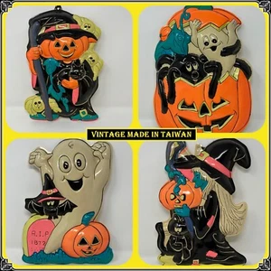 1980er 3D Vacuform geformter Kunststoff Halloween Wanddekorationen *Taiwan* 🙂 - Bild 1 von 24