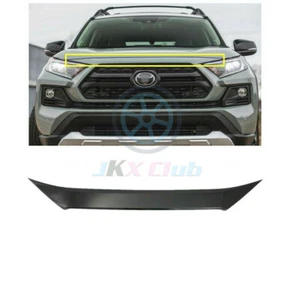 Carbon Front Hood Bonnet Lid Cover Trim u For Toyota RAV4 Adventure 2019~2024 - Picture 1 of 6