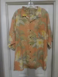 Camisa para hombre Tommy Bahama multicolor seda floral abotonada manga corta talla xl - Imagen 1 de 8