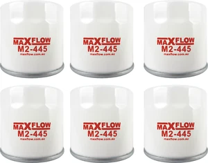 Ryco Z445 Oil Filter X 6 Replace with MAXFLOW® Oil Filter For Nissan Renault - Picture 1 of 1