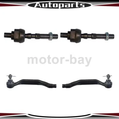 4pcs Outer Inner Tie Rod End Fits 2000 2001 2002 2003 2004 1996 1997 Acura RL - Image 1 of 4