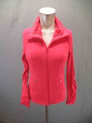 ZELLA Size XS Womens Full Zip Stand Collar Pocket Ruched Sleeve Track Jacket 270 - Image 1 of 4