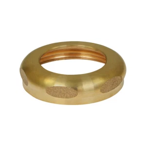 Highcraft 1-1/2" x 1-1/4" Rough Brass Slip Joint Nuts - Picture 1 of 1