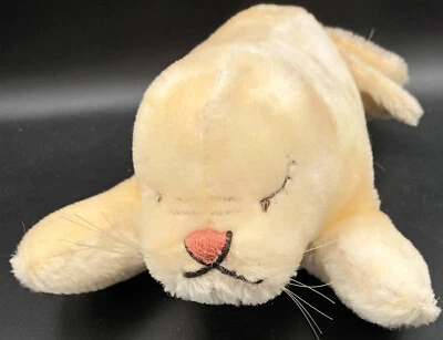 Steiff Robbe Kuscheltier ca. 35 cm lang Plüschtier alt - Bild 1 von 3