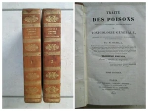ORFILA : TRAITE DES POISONS, 1826. 2 volumes complet. - Picture 1 of 13