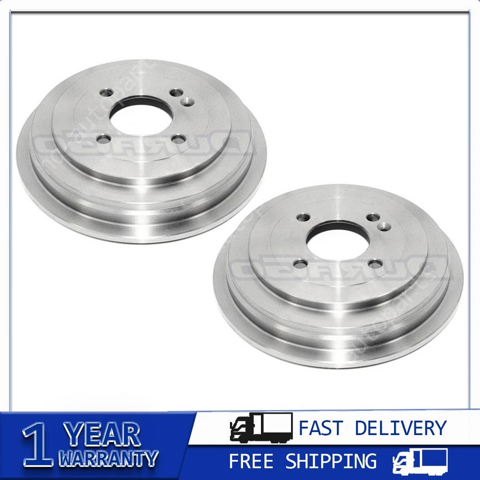 2x tambor de freno trasero DuraGo para Dodge Attitude 2013~2015 Foto 1 de 3