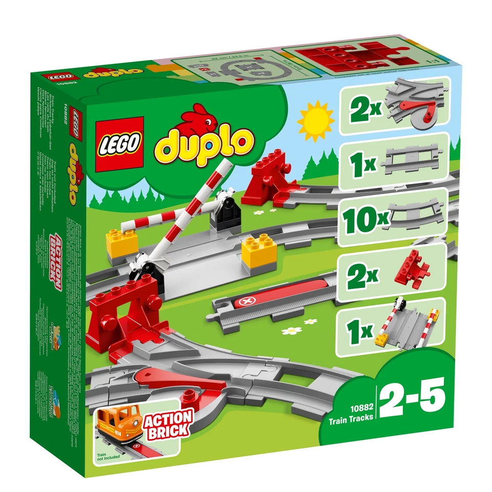 LEGO DUPLO Town: Eisenbahn Schienen (10882)