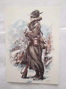 Cartolina Post Card Cartoline Militari Alpini Tiratura 1500 esemplari 1987 <o - Picture 1 of 2
