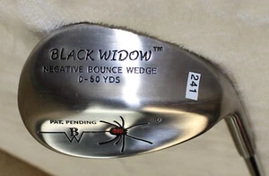 */New Black Widow 60* Negative Bounce Lob Wedge - Men's- RH- Seniors- Steel #241 - Picture 1 of 12