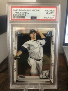 2020 Bowman Chrome Prospects - Tarik Skubal 1st #BCP108 - PSA 10! Cy Young 2024? - Picture 1 of 2