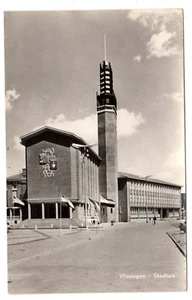 Vintage Postcard Photo Vlissingen Netherlands Stadhuis unusual building 1965 pm - Picture 1 of 2