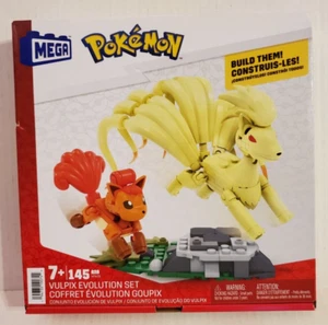 MEGA Pokemon Vulpix Evolution Set (145 Pieces) with 2 Poseable Action Figures - Picture 1 of 7