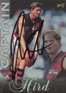 Signed 1998 Essendon Bombers AFL Select Captain Card - James Hird - Bild 1 von 3