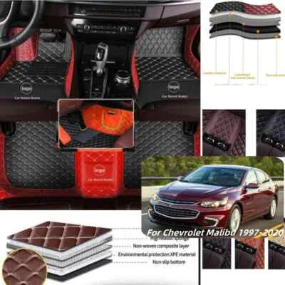 Fit for Chevrolet Malibu 1997-2020 Car Floor Mats All Weather Waterproof Carpet Foto 1 de 4