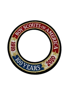 BSA 100 Years of Scouting Anniversary ring official patch 1910-2010 Centennial - Picture 1 of 3