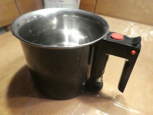 Beka Simmertopf Wasserbadtopf 1,5 L innen Edelstahl aussen schwarz mit weissen P - Bild 1 von 2