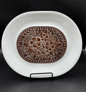 Corelle By Corning Batik Oval Serving Platter - Picture 1 of 4