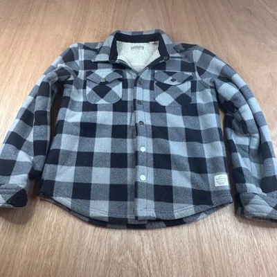 Chaqueta a Cuadros Búfalo Forrada Sherpa Vintage Impermeable Juvenil M 10/12 Foto 1 de 4