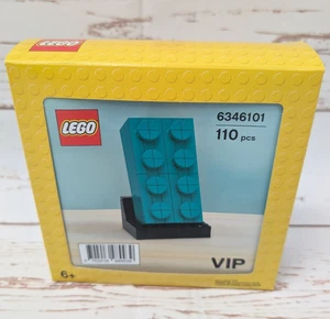 Lego 6346101 Teal VIP Exclusive 2 x 4 Brick New Sealed Retired GWP - Picture 1 of 6