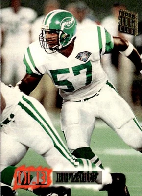 1994 Stadium Club Mo Lewis 555 New York Jets - Image 1 of 2