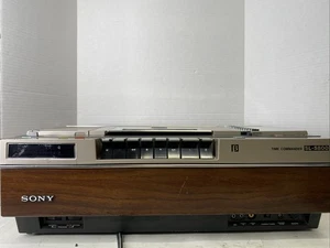 Magnétoscope vintage Sony Betamax Time Commander SL-5800 avec télécommande - Photo 1/2