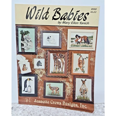 Wild Babies Counted Cross Stitch Pattern by Mary Ellen Yanich - Jeanette Crews - Image 1 of 2