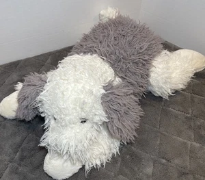 Peluche cane da pastore Jellycat London grigio e bianco cane da pecora peluche HTF raro - Foto 1 di 11
