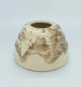 Vintage Amos Hatch Pottery Beehive Vase Marked HATCH Parowan UT drip glaze - Picture 1 of 12