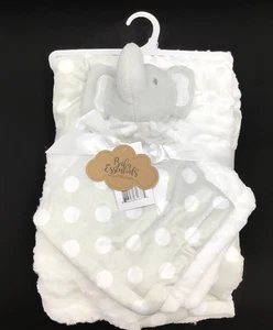 Baby Essentials Elephant Lovey & Blanket Set Plush Bumpy Dot Tactile Security - Picture 1 of 8