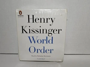 Henry Kissinger World Order Read By Nicholas Hormann Unabridged Audio Book NEW - Imagen 1 de 7