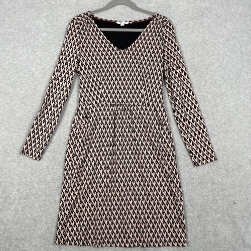 Boden abito donna Romilly taglia 8R stampa cuore elasticizzato preppy San Valentino