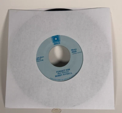 BOBBY RYDELL 45 RPM FORGET HIM / LOVE, LOVE GO AWAY - VG+ - Image 1 of 3