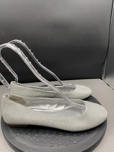 Worthington Ballet Flats Womens Size 9 W Sliver Comfort Shoes - Picture 1 of 11