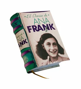 Anne Frank Tagebuch Miniaturbuch 330 Seiten Hartpasta Sammlerstück - Bild 1 von 2