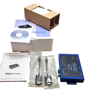 New Vlinx Ethernet Serial Server ESP906CL RS-232, RS-422, RS-485, 6 LAN Ports - Picture 1 of 8