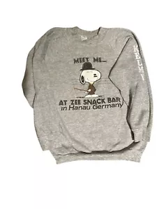 Vintage 1958 Peanuts Snoopy Jostens Artex Crewneck Garmisch Germany Medium - Bild 1 von 5