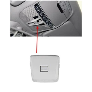 Tapa de botón para techo corredizo con interruptor de ventana gris para Mercedes C E GLC W205 W253 W213 - Imagen 1 de 4