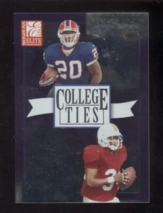 CT-2 TRAVIS HENRY / TRAVIS STEPHENS 2002 Donruss Elite College Ties /1600 BILLS - Picture 1 of 2