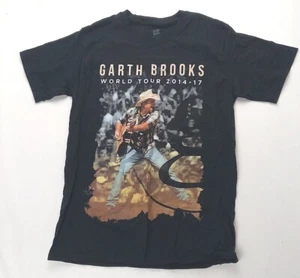 Garth Brooks Shirt Erwachsene Small schwarz World Tour 2014-2017 DOPPELSEITIG - Bild 1 von 7