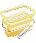 Butter Slicer Cutter Dish Airtight Box Stick Container Airtight Lid With 304...