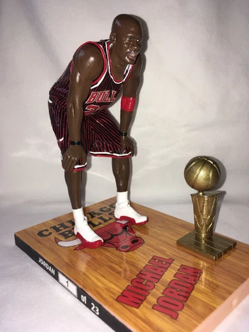 Michael Jordan Chicago Bulls NBA Custom Figure Mcfarlane UD Pro Shots MJ Finals Cover