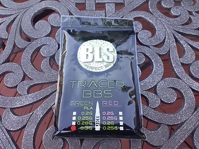 [PLA-TR30-1] BLS Perfect Airsoft .30g BBs BIO Tracer BB 0.3g .3 0.30 6mm 3,333CT